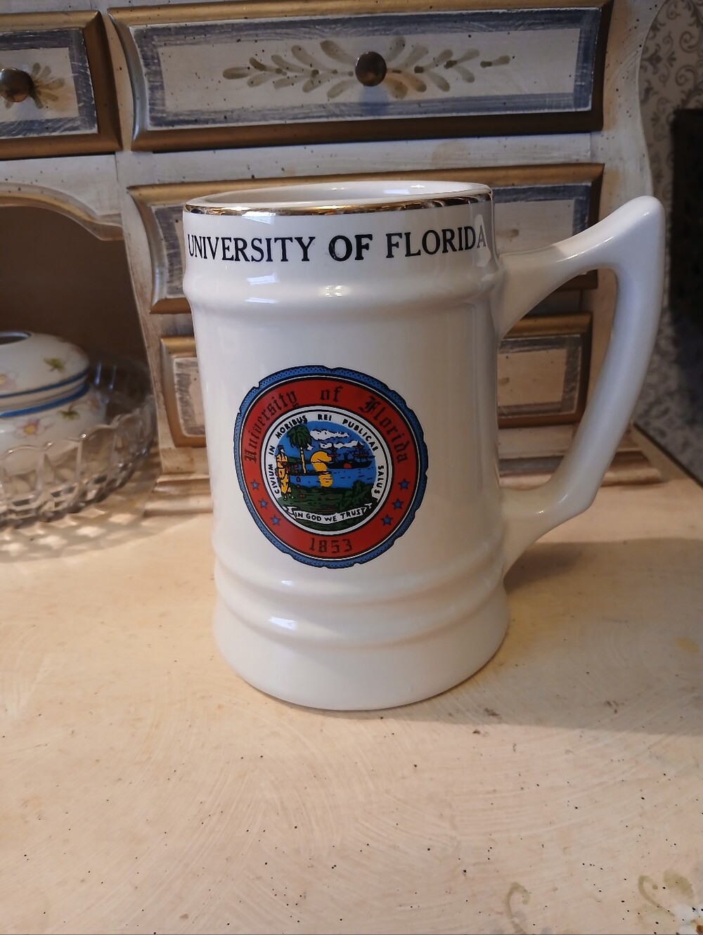 Vintage 1980 WC Bunting University Of FL Mug